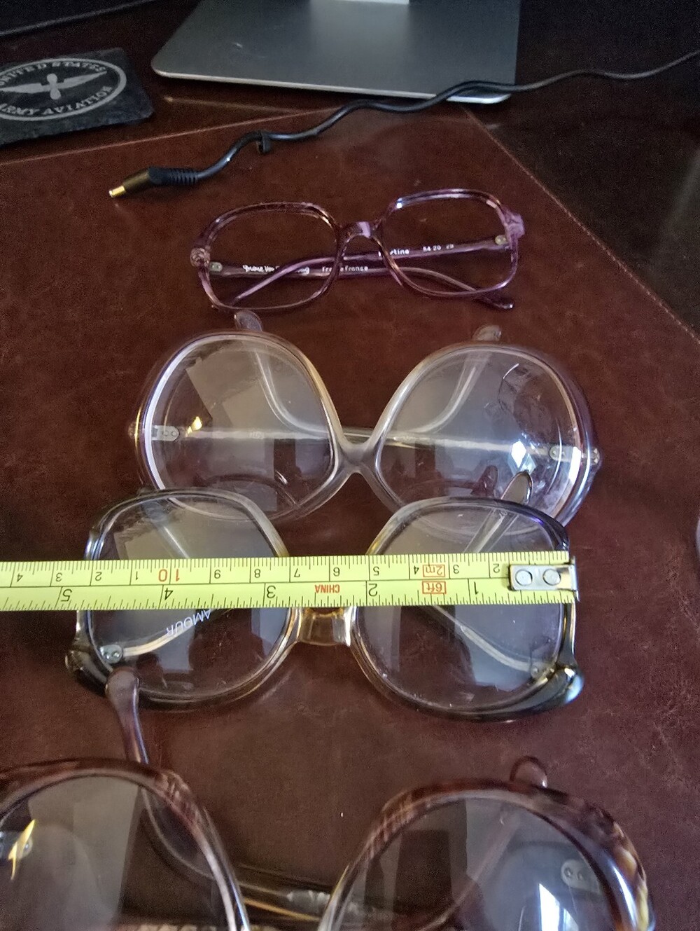 Vintage 70s 80s DVF Gradient Brown Glasses eyeglasses frames - Picture 13 of 16